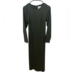 Veiled NY Green Tie Back Midi Dress Size XS